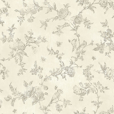 product image of French Nightingale Cream Trail Wallpaper 519