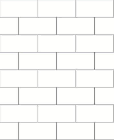 product image of Easton Off-White Subway Tile Wallpaper 545