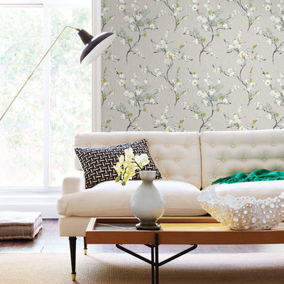 product image for Bliss Blue Floral Wallpaper 72