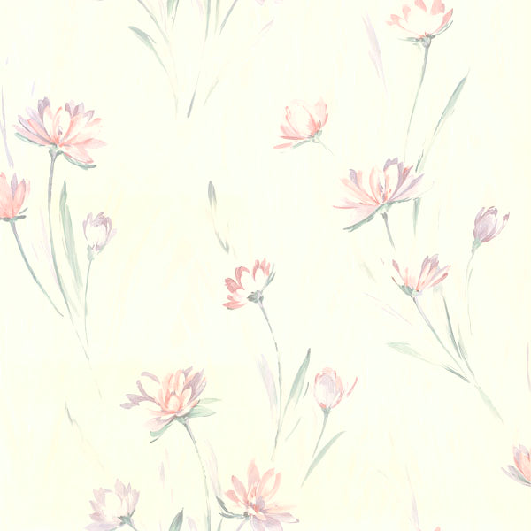 media image for Gloria Eggshell Floral Wallpaper 230