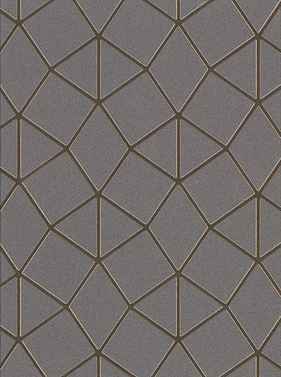 product image of Albion Taupe Geometric Wallpaper 596