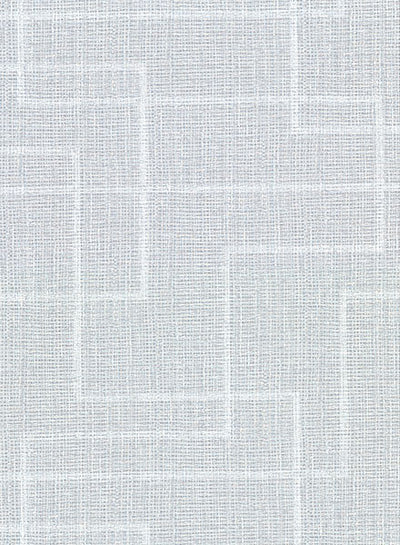product image of Clarendon Sky Blue Geometric Faux Grasscloth Wallpaper from the Main Street Collection by Brewster 531