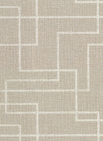 product image of Clarendon Brown Faux Grasscloth Wallpaper from the Main Street Collection by Brewster 518