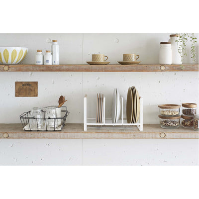 product image for Tosca Wood-Accented Dish Storage Rack by Yamazaki 35