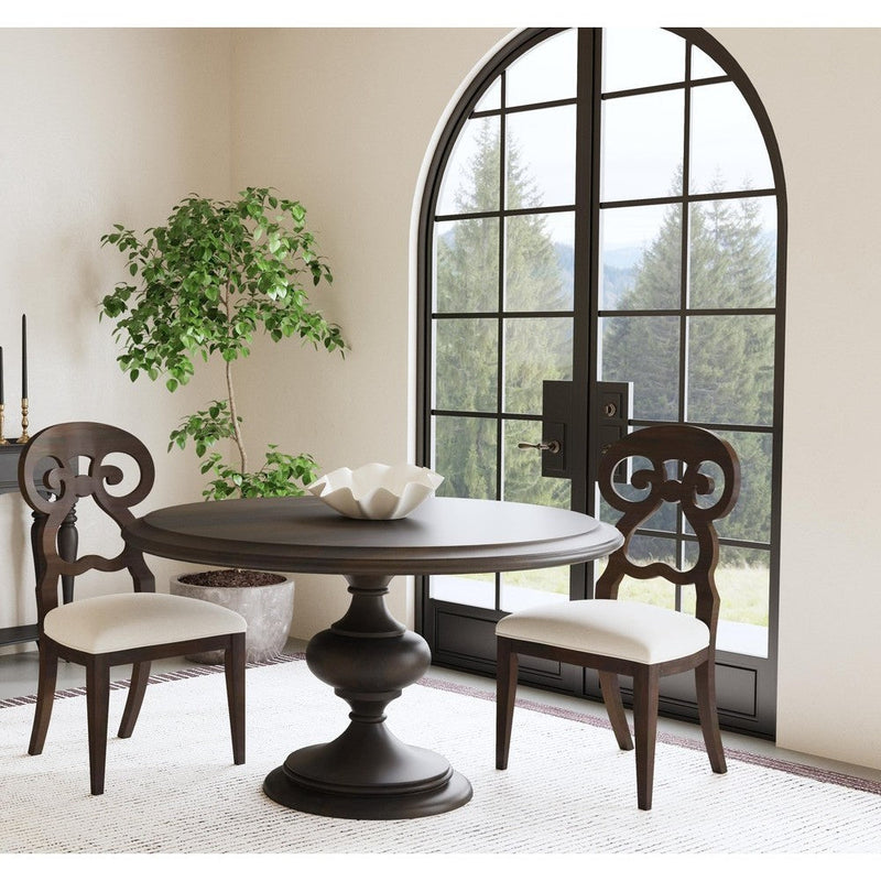 media image for Grimes 54" Round Wood Dining Table 279