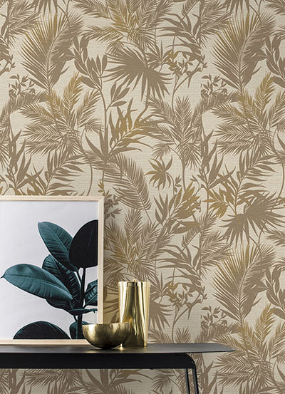 product image for Saura Brown Frond Wallpaper 68