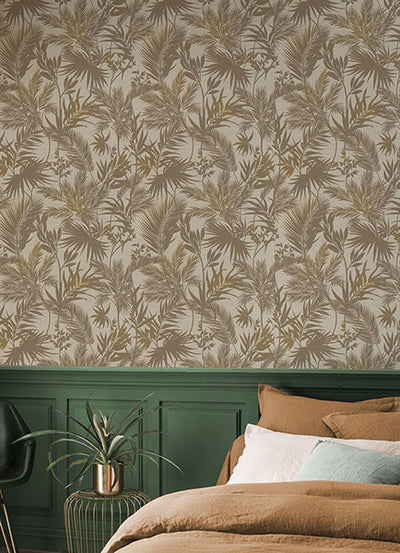 product image for Saura Brown Frond Wallpaper 29