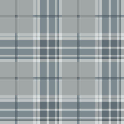 product image for Sala Blue Plaid Wallpaper 74