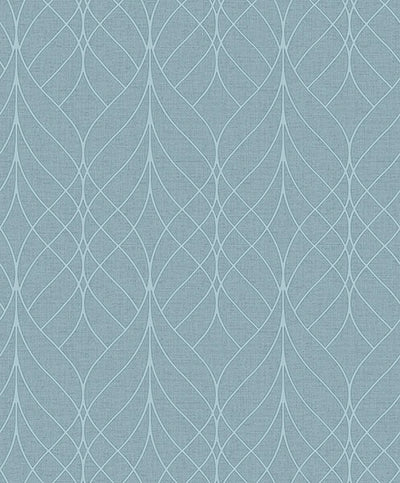 product image for Hartley Blue Geo Wallpaper 88