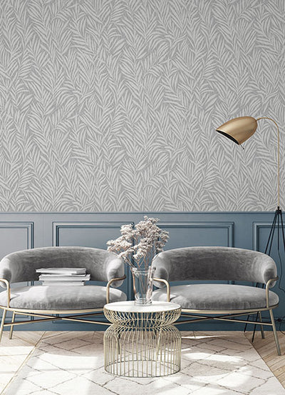 product image for Holzer Grey Fern Wallpaper 72