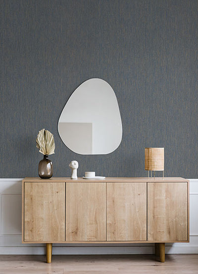 product image of Grand Canal Indigo Distressed Texture Wallpaper from the Warner XI Collection by Brewster Home Fashions 58