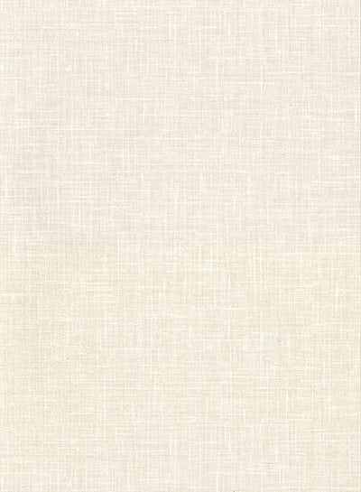 product image of sample upton cream faux linen wallpaper from the warner xi collection by brewster home fashions 1 583