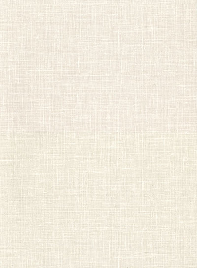 product image of sample upton cream faux linen wallpaper from the warner xi collection by brewster home fashions 1 583