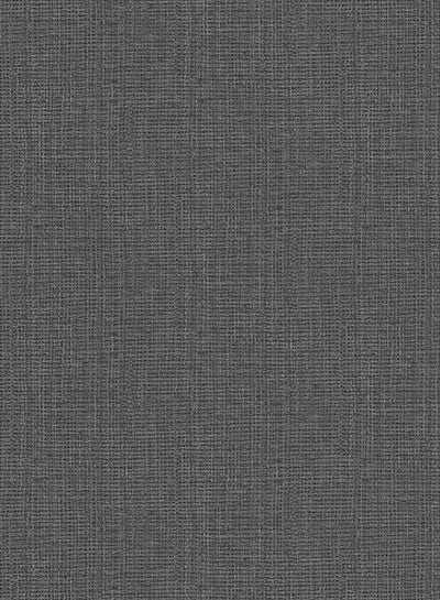 product image of Claremont Black Faux Grasscloth Wallpaper from the Warner XI Collection by Brewster Home Fashions 557