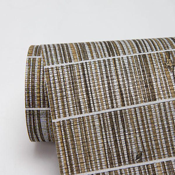 media image for Luz Brown Faux Grasscloth Wallpaper from the Warner XI Collection by Brewster Home Fashions 297