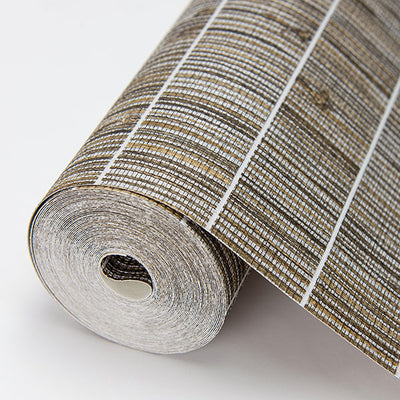 product image for Luz Brown Faux Grasscloth Wallpaper from the Warner XI Collection by Brewster Home Fashions 25