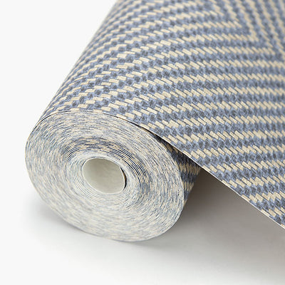 product image for Graham Blue Chevron Wallpaper from the Warner XI Collection by Brewster Home Fashions 6