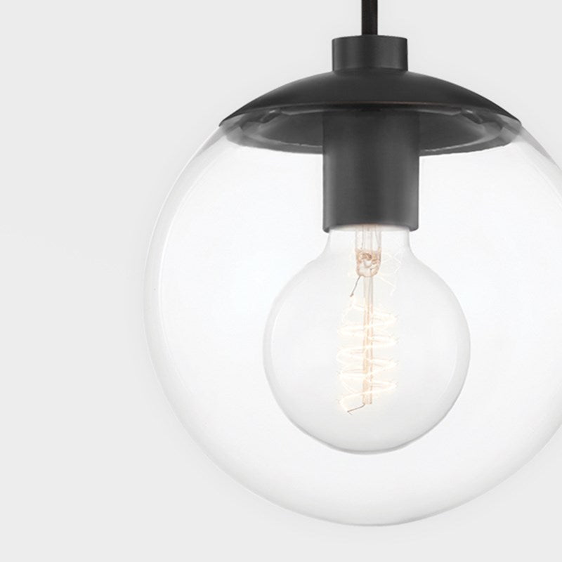 media image for meadow 1 light pendant by mitzi h503701 agb 4 274