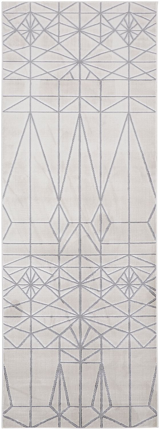 media image for Orin Ivory and Silver Rug by BD Fine Flatshot Image 1 262