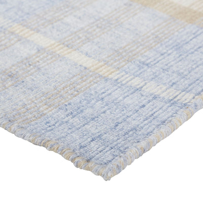product image for Moya Flatweave Blue and Tan Rug by BD Fine Corner Image 1 13