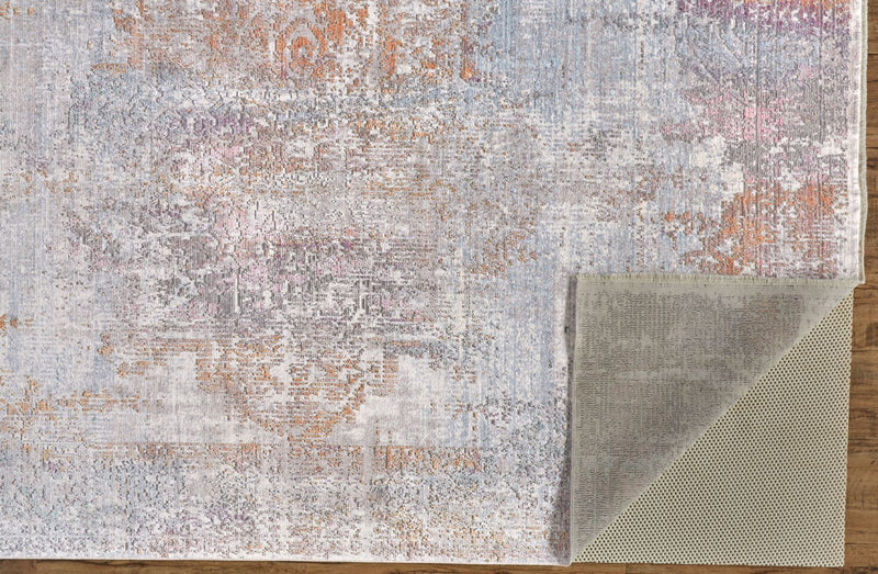 media image for Tirza Gold and Pink Rug by BD Fine Fold Image 1 299