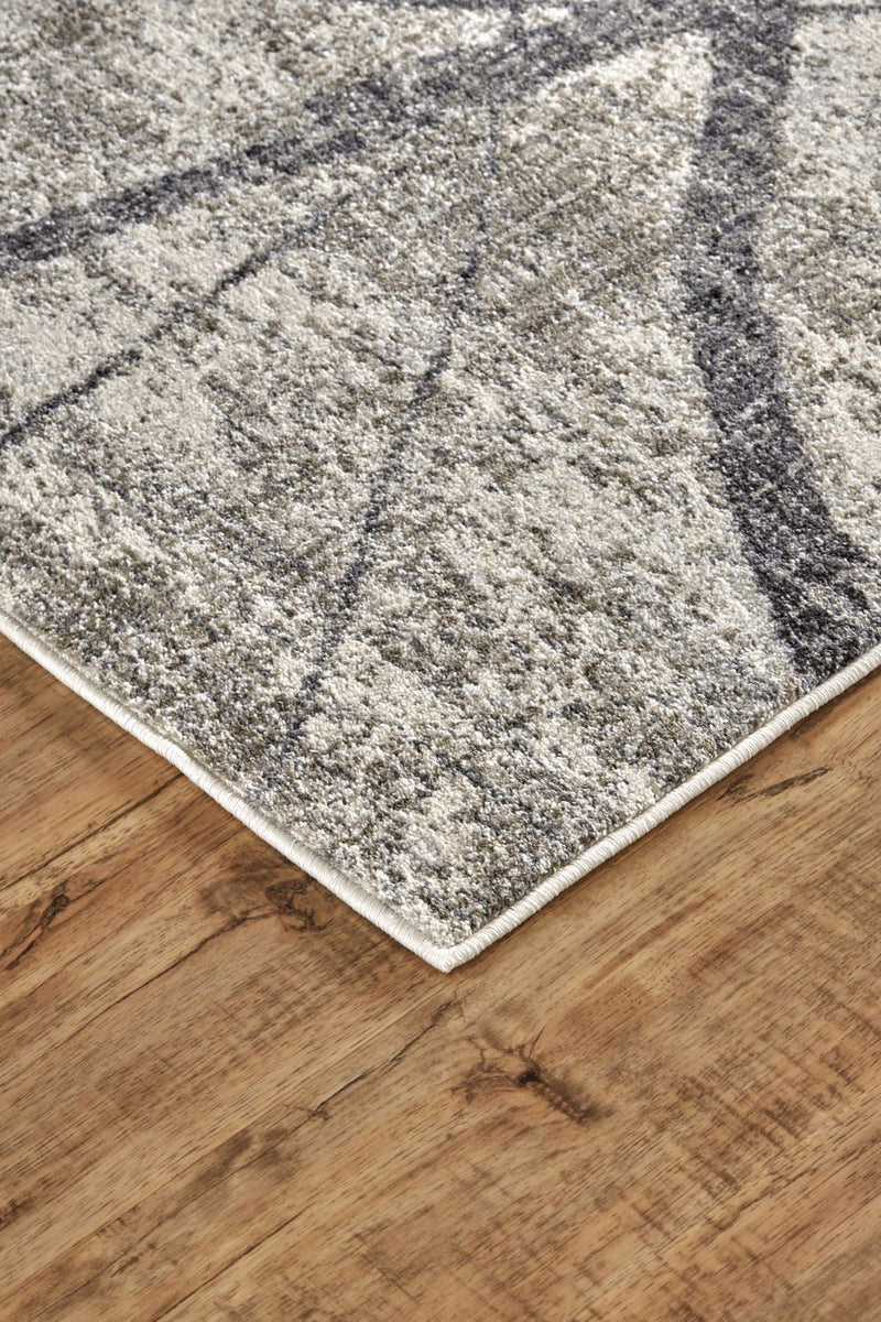 media image for Kiba Warm Gray and Charcoal Rug by BD Fine Corner Image 1 23