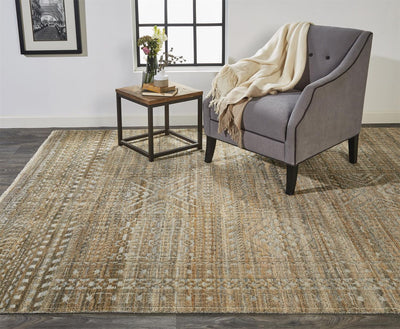 product image for Eckhart Hand Knotted Brown and Gray Rug by BD Fine Roomscene Image 1 48