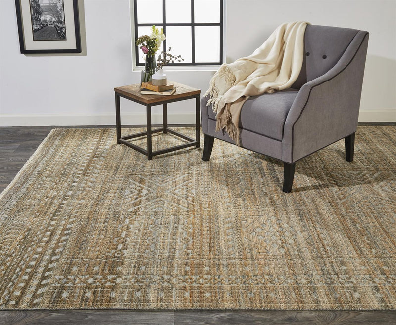 media image for Eckhart Hand Knotted Brown and Gray Rug by BD Fine Roomscene Image 1 224
