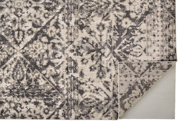 product image for Kiba Gray and Ivory Rug by BD Fine Fold Image 1 14