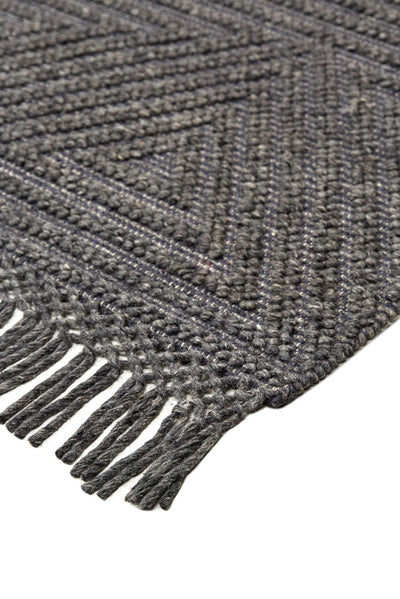 product image for Lavinda Hand Woven Charcoal Gray Rug by BD Fine Corner Image 1 6
