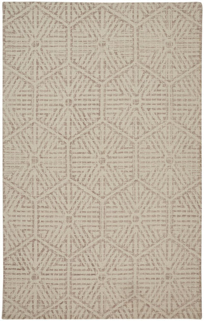 product image for Veran Hand Tufted Beige and Ivory Rug by BD Fine Flatshot Image 1 87