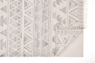 product image for Bray Flatweave Blue and Ivory Rug by BD Fine Fold Image 1 63