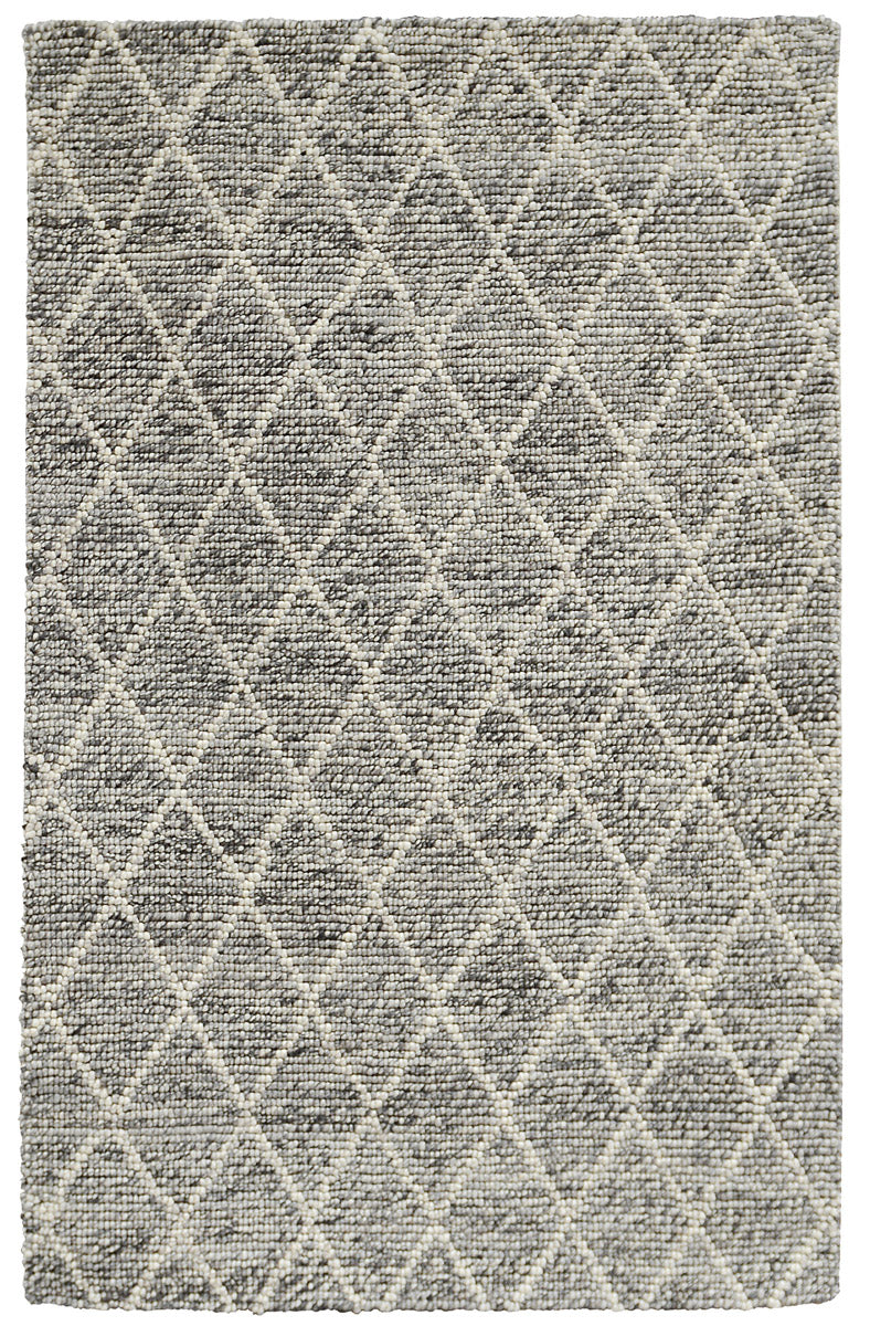 media image for diamond looped wool rug in grey by bd home 1 263