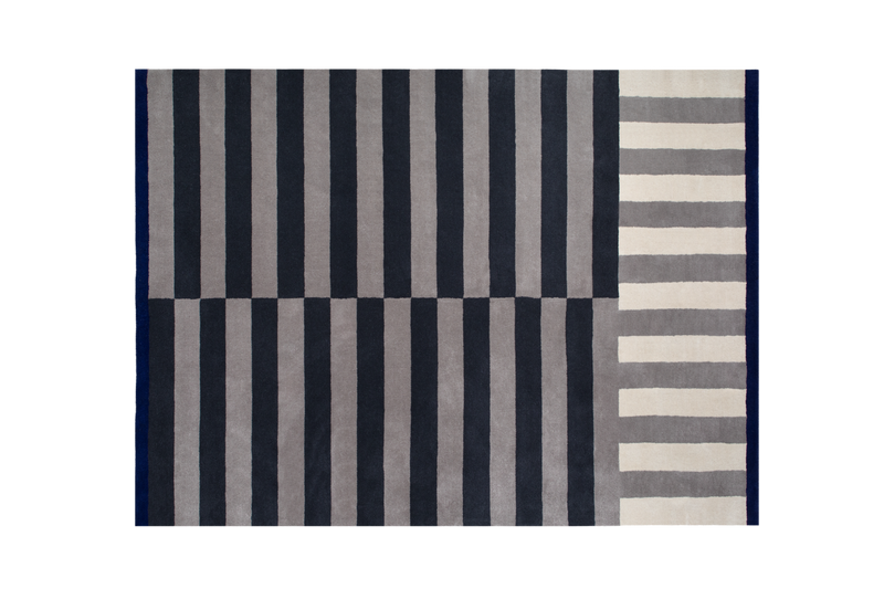 media image for Stripe Slate Medium Rug 1 290