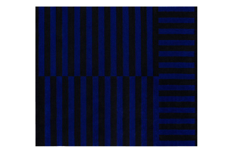 media image for Stripe Cobalt Rug 1 253