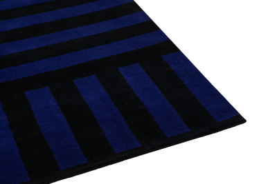 product image for Stripe Cobalt Rug 3 75