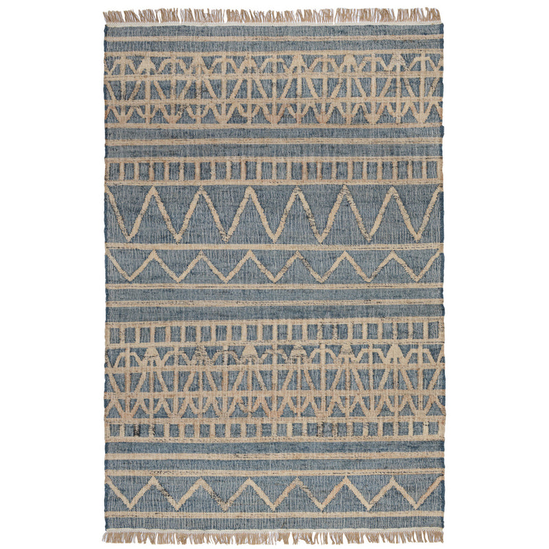 media image for kingston distressed rug in sapphire by bd home 1 253