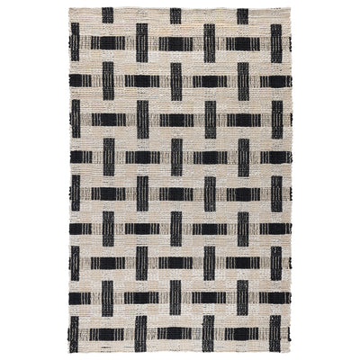 product image of preston rug in ivory black by bd home 1 547
