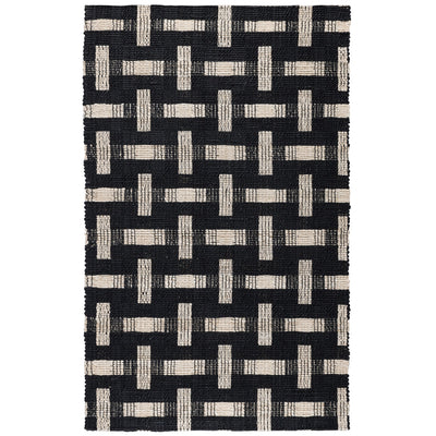 product image of preston rug in black ivory by bd home 1 599