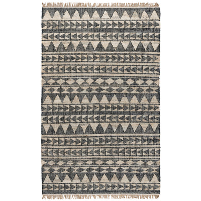 product image of solana distressed rug in black natural by bd home 1 554