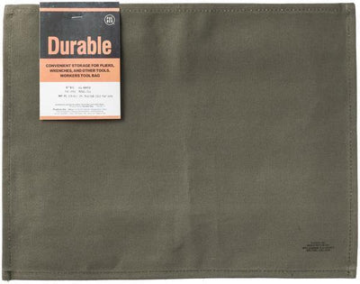 product image of waxed cotton placemat green design by puebco 1 585