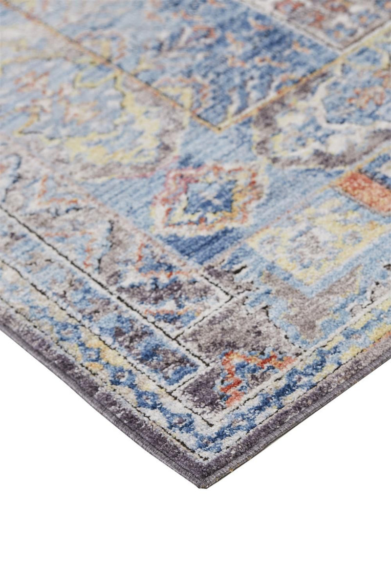 media image for Matana Blue and Gray Rug by BD Fine Corner Image 1 21