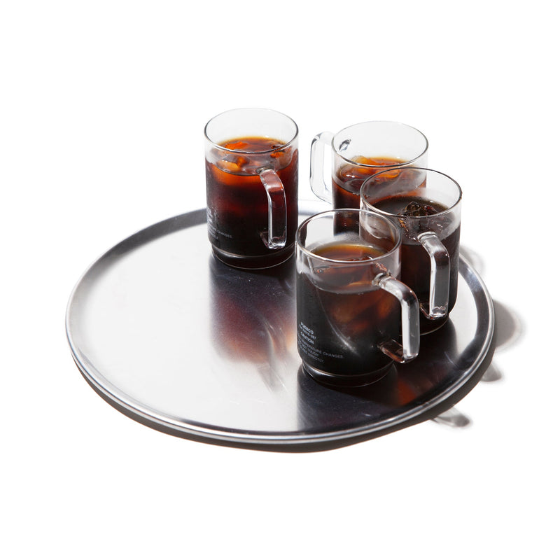 media image for aluminium round tray 12in design by puebco 1 284