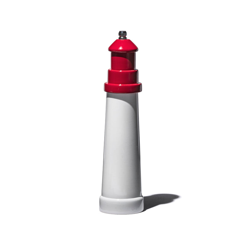 media image for lighthouse shaped salt pepper mill 9 red design by puebco 3 244