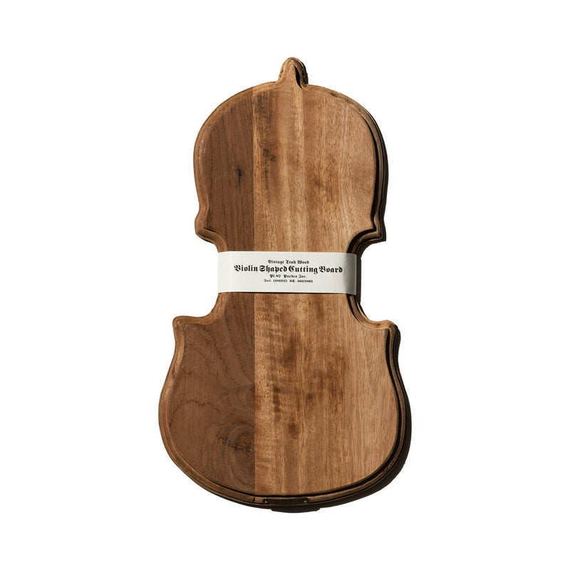 media image for Wood Violin Cutting Board By Puebco 303062 2 214