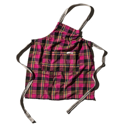 product image for Recycle Cotton Check Apron / Pink By Puebco 303079 3 26
