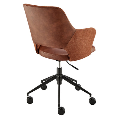 product image for darcie office chair by euro style 30394 bg 35 46