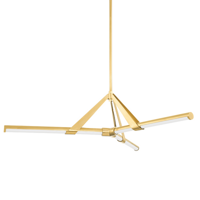 product image for jonas 3 light chandelier by hudson valley lighting 3046 agb 1 49