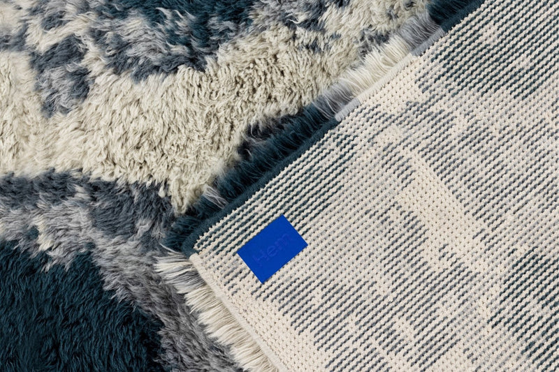 media image for monster dark teal off white rug by hem 30492 3 218