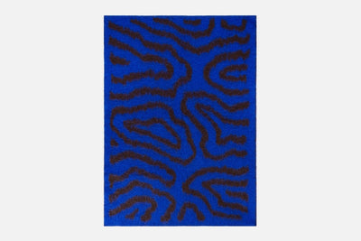 product image for monster ultramarine blue brown wiggle throw by hem 30530 3 81